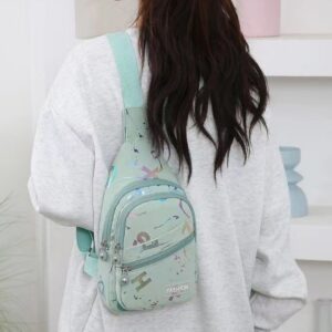Women's One-shoulder Crossbody Backpack Oxford Cloth Chest Bag
