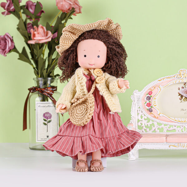 Handmade Waldorf Pure Cotton Doll - Image 3