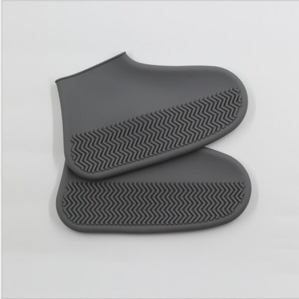 Men and women hiking slip wearable easy to carry silicone rain boots - Image 7