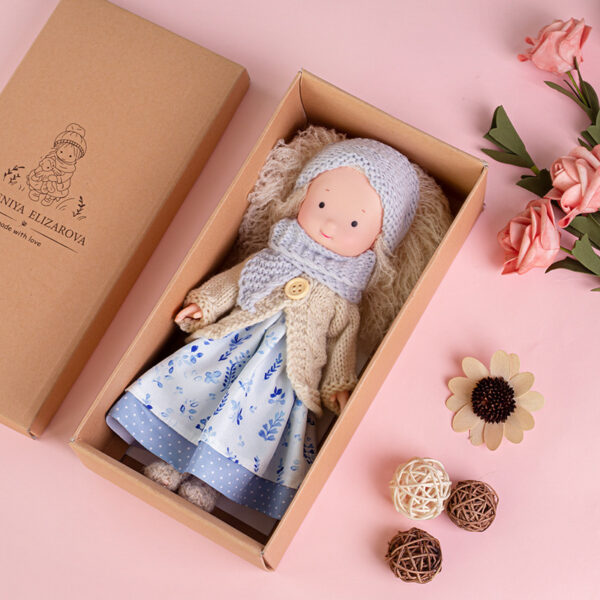 Handmade Waldorf Pure Cotton Doll - Image 5