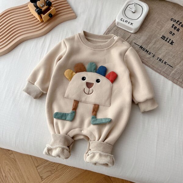 Baby Super Cute Jumpsuit South Korea Cartoon Crawling Suit - Image 4