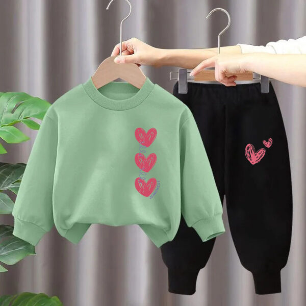Children's Suit Girls' Sweater Two-piece Set - Image 9