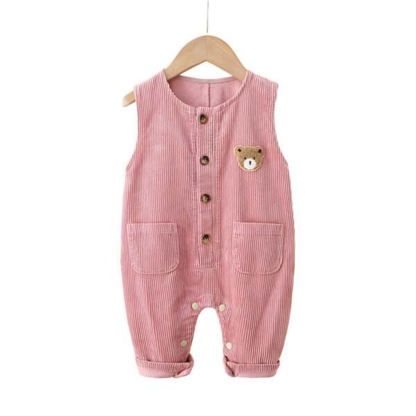 Fashion Personality Child Bear Corduroy Jumpsuit - Image 4