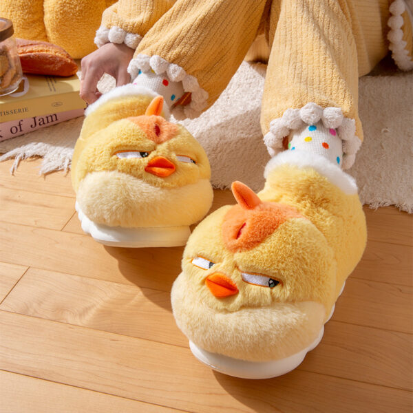 Cute Room Inner Wear Cotton-padded Shoes With Velvet - Image 4