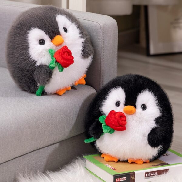 Cute Rose Penguin Doll Plush Toys - Image 9