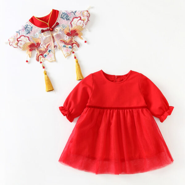 Girl's Fashion Personalized Cheongsam Princess Dress - Image 5