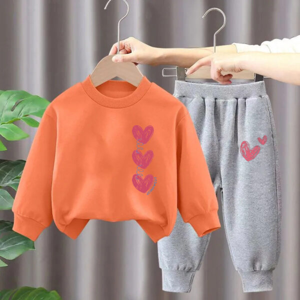 Children's Suit Girls' Sweater Two-piece Set - Image 2