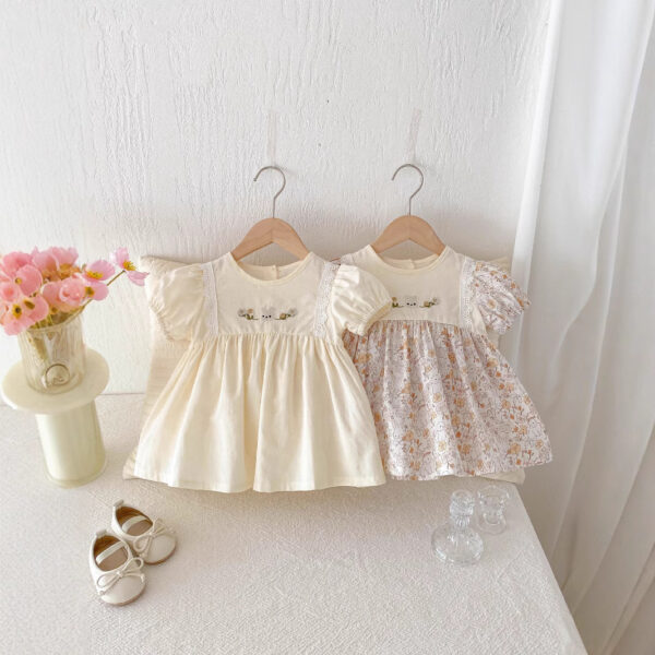 Girls' Summer Dress Cotton Lace - Image 7