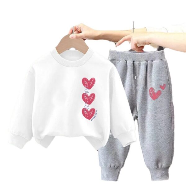 Children's Suit Girls' Sweater Two-piece Set - Image 10