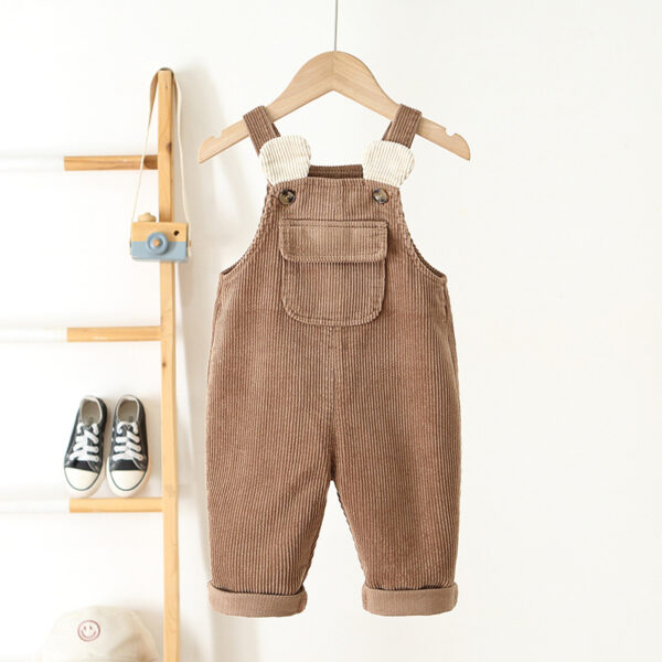 Ins Children's Overalls Corduroy Cute Fashionable Crawler - Image 5