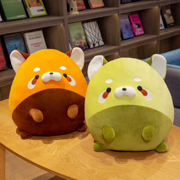 Pillow Round Roll Raccoon Plush Toy - Image 7