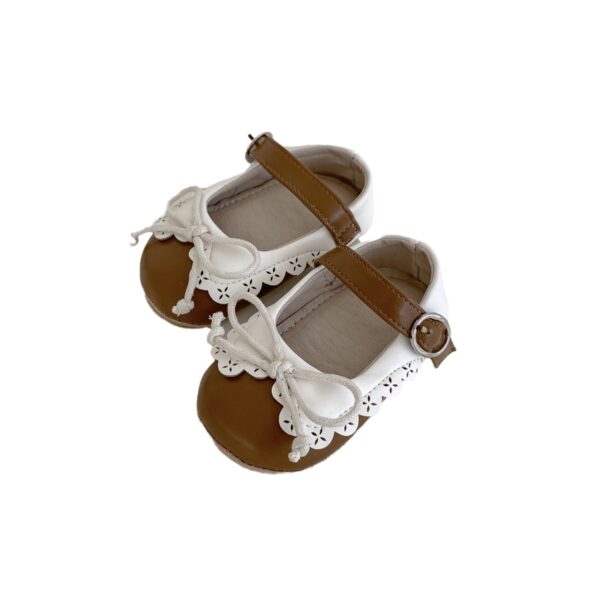 Sweet Cute Baby Girl Shoes Retro Style Bow - Image 7