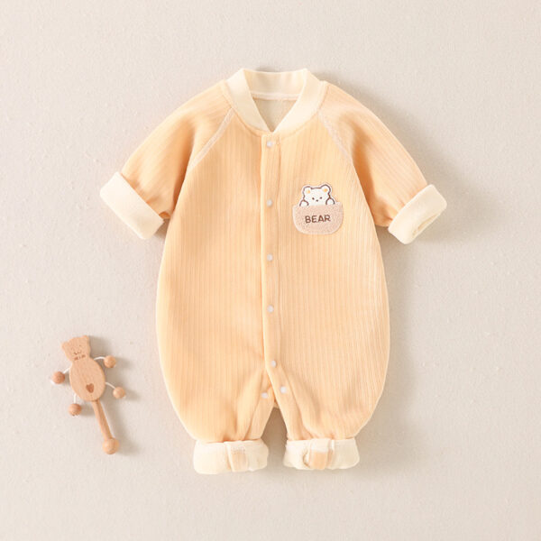 Autumn And Winter Newborn Toddler Jumpsuit - Image 4