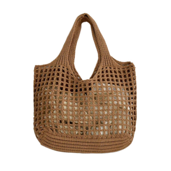 New Simple Large Capacity Knitted Handbag - Image 5