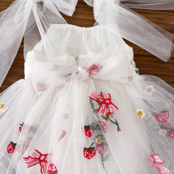 Baby Girl Sleeveless Baby Mesh Princess Dress - Image 7