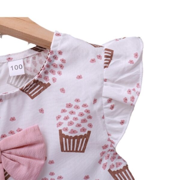 Fashion Children Short Sleeve Shorts Suit - Image 4