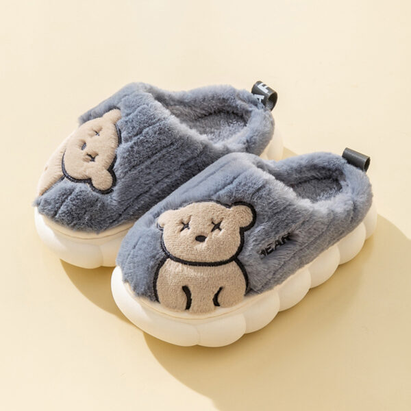 Winter Leisure Warm Home Children Cotton Slippers - Image 5