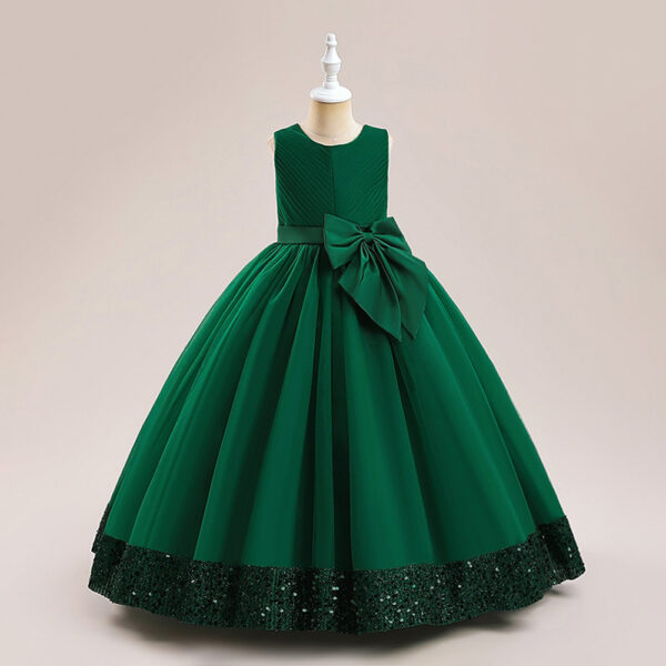 New Sequins Children's Mesh Dress - Image 5