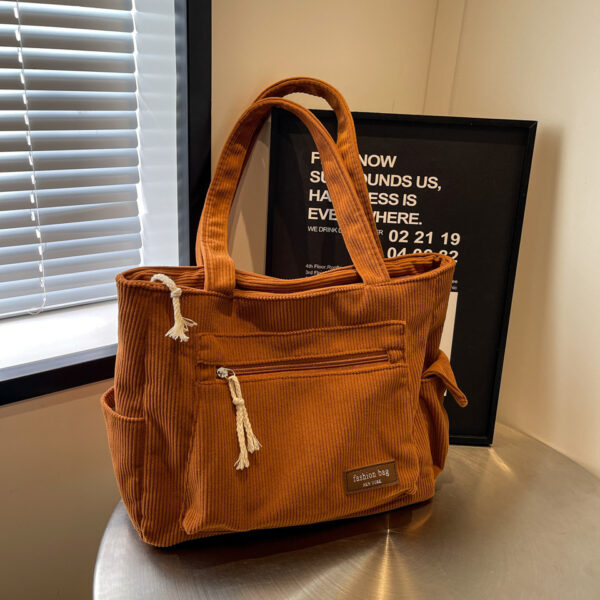 Large Capacity Woven Handbag Big Bag Women's New Canvas - Image 6