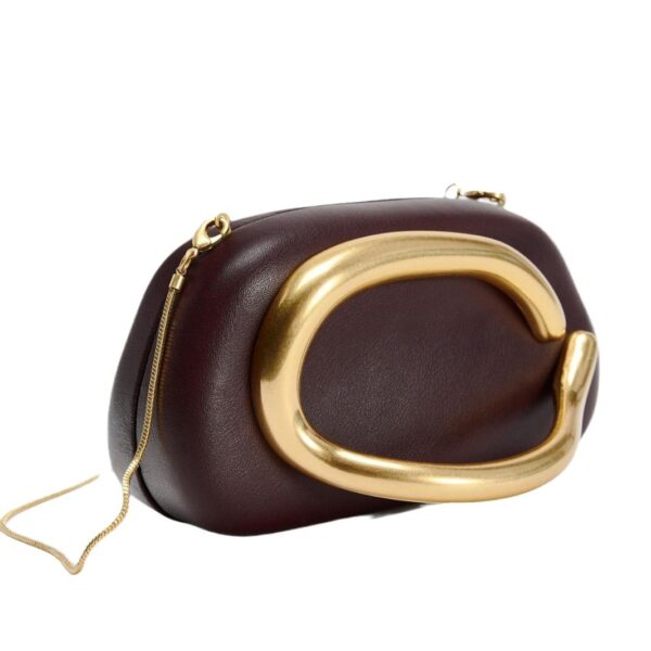 Retro Metal Decorative Clutch Box Bag - Image 3