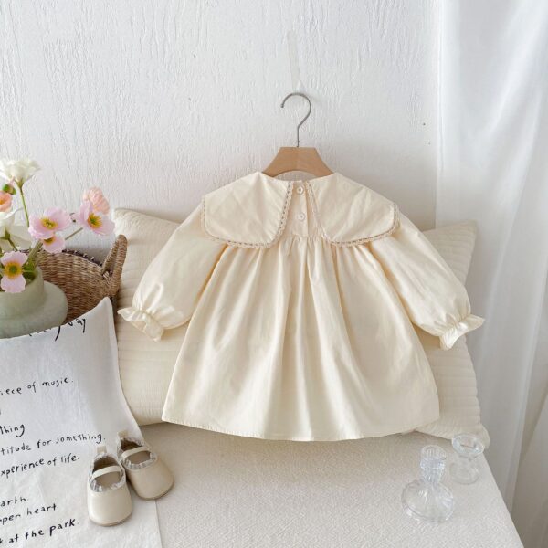 Cartoon Rabbit Embroidery Korean Girls Dress - Image 5