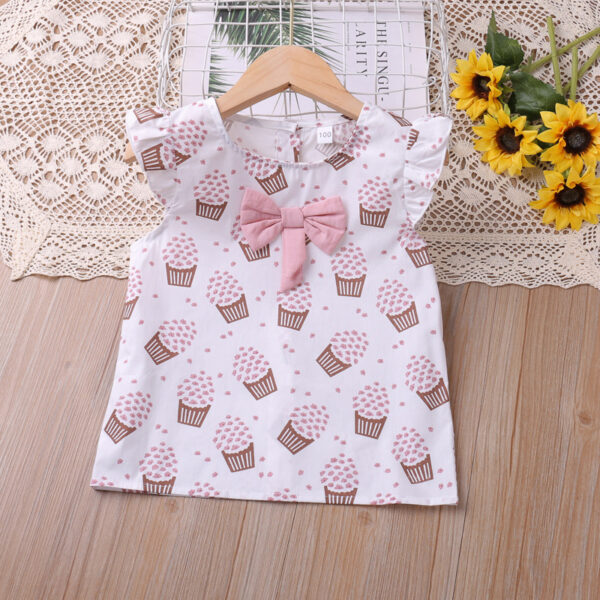 Fashion Children Short Sleeve Shorts Suit - Image 5