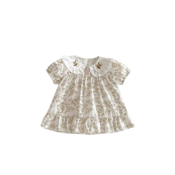 Floral Newborn Outing Dress - Image 2