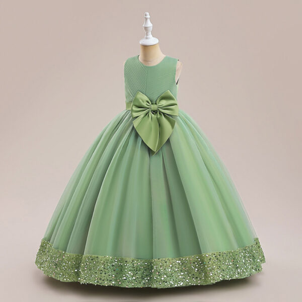 New Sequins Children's Mesh Dress - Image 6