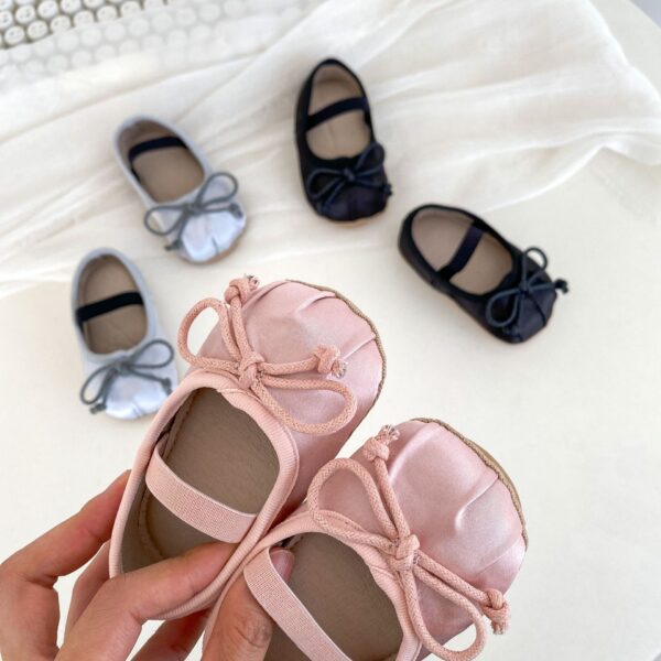 Spring Lace Bow Baby Girl Shoes - Image 5