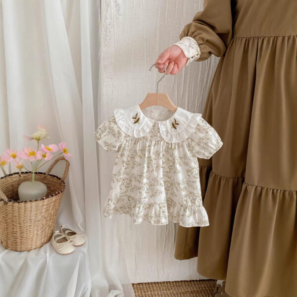 Floral Newborn Outing Dress