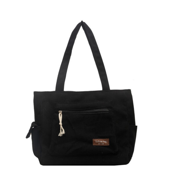 Large Capacity Woven Handbag Big Bag Women's New Canvas - Image 2