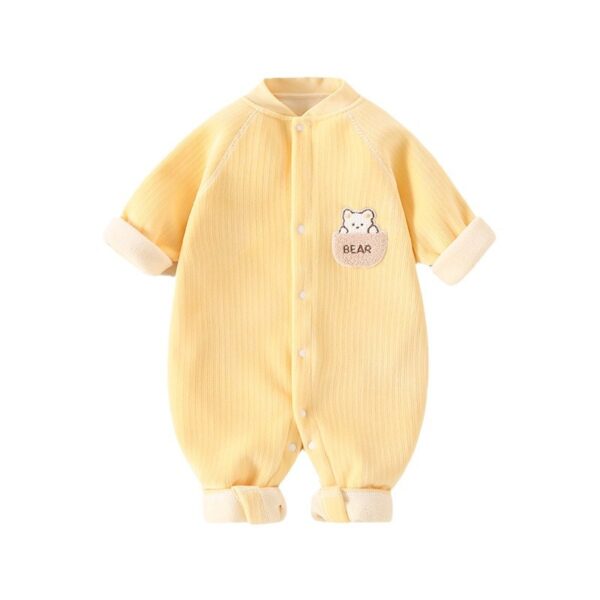 Autumn And Winter Newborn Toddler Jumpsuit - Image 3