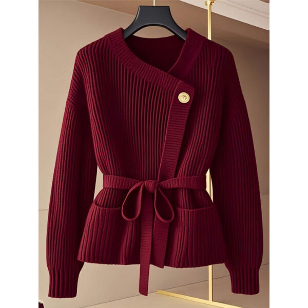 Red Design Sense Birthday Year Sweater - Image 6