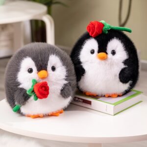 Cute Rose Penguin Doll Plush Toys