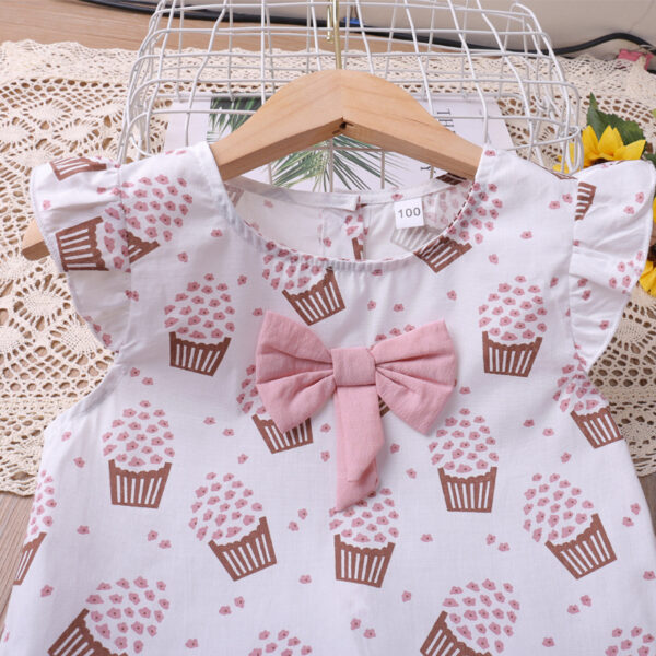 Fashion Children Short Sleeve Shorts Suit - Image 6