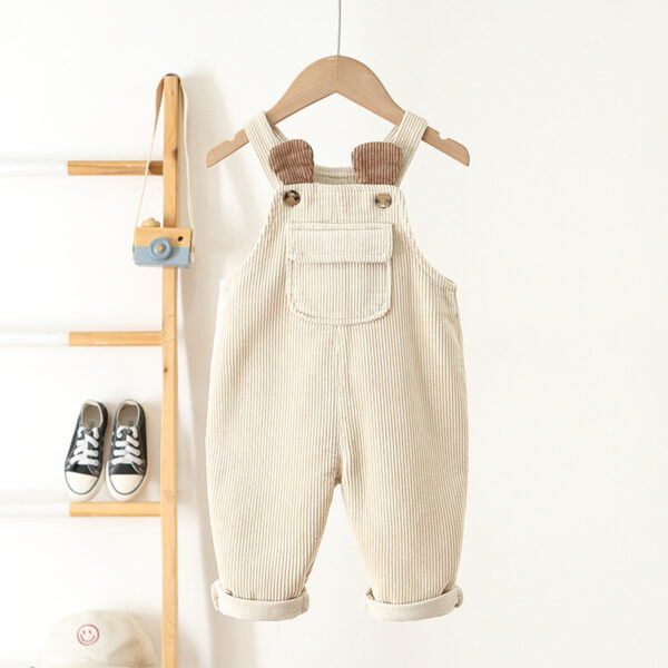 Ins Children's Overalls Corduroy Cute Fashionable Crawler - Image 7