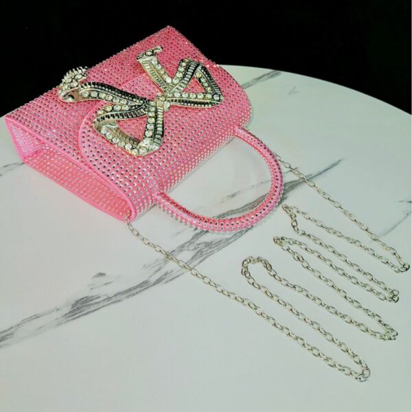 Rhinestone Banquet Full Diamond Shoulder Crossbody Women's Bag - Image 7