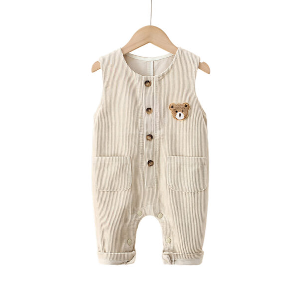 Fashion Personality Child Bear Corduroy Jumpsuit - Image 2