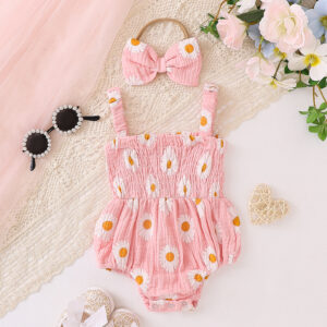 Girls' Fashion Personality Sling Romper Romper