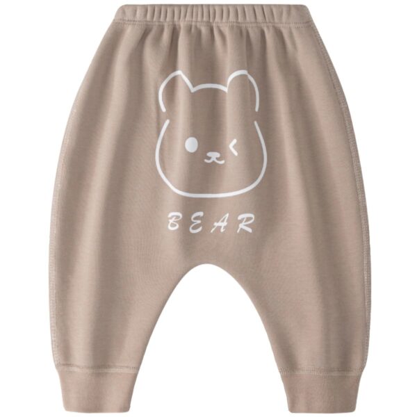 Baby Fleece-lined Cotton Men And Women Baby Single-layer Fleece-lined Cotton Pants - Image 7