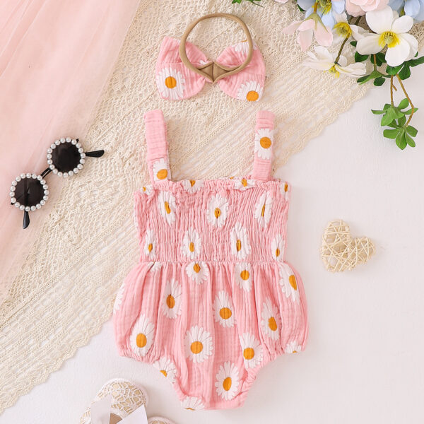 Girls' Fashion Personality Sling Romper Romper - Image 4