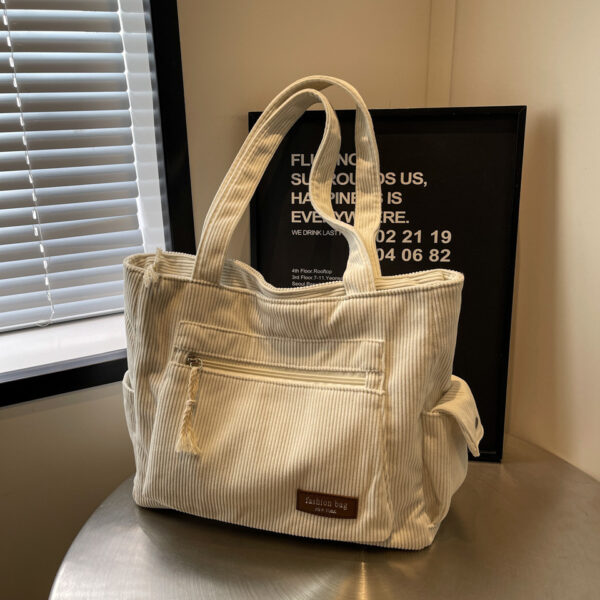 Large Capacity Woven Handbag Big Bag Women's New Canvas - Image 8