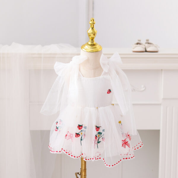 Baby Girl Sleeveless Baby Mesh Princess Dress - Image 2