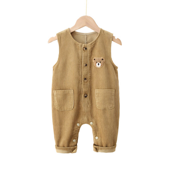 Fashion Personality Child Bear Corduroy Jumpsuit - Image 5