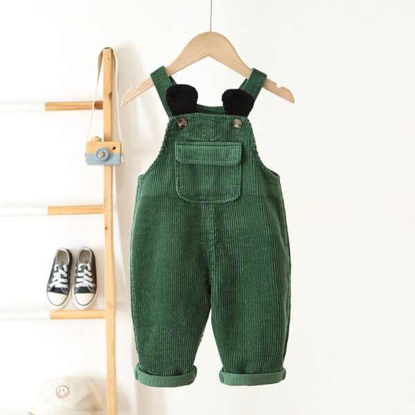 Ins Children's Overalls Corduroy Cute Fashionable Crawler - Image 3