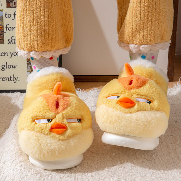 Cute Room Inner Wear Cotton-padded Shoes With Velvet - Image 3