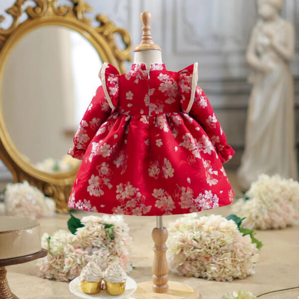 Autumn Children's New Chinese Cheongsam Princess Skirt - Image 3