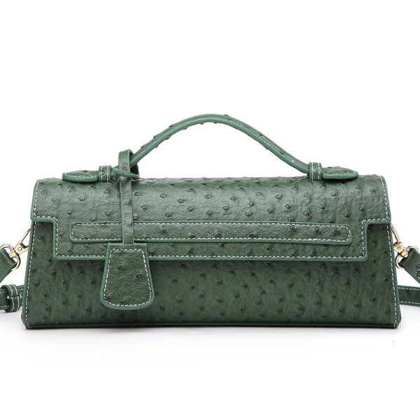 Cute Ostrich Grain Crossbody Shoulder Bag - Image 7