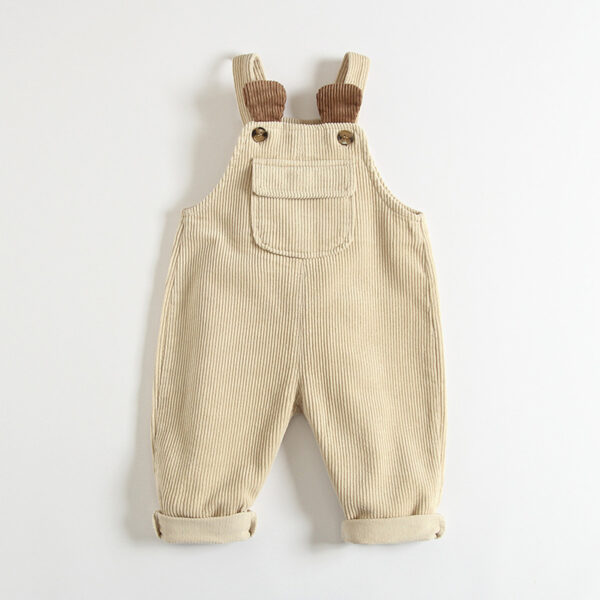 Ins Children's Overalls Corduroy Cute Fashionable Crawler - Image 2