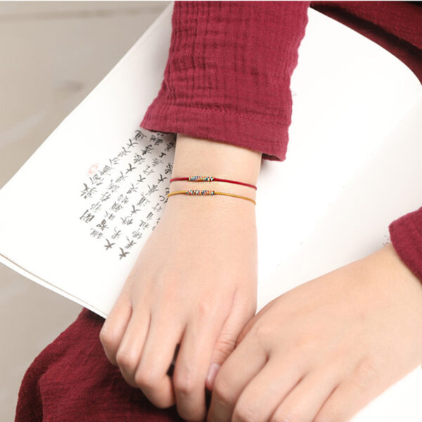 Dragon Boat Festival Colorful Rope Red Rope Bracelet Hand Woven Hand Rope - Image 2